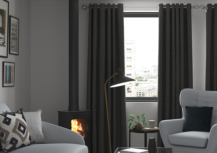 Devonshire, Charcoal - Made to Measure Curtains - Image 3